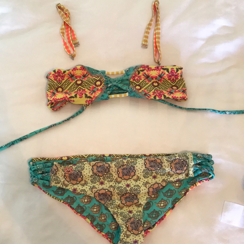 Two piece bathing suit